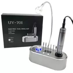 Фрезер для манікюру з підсвічуванням Nail Drill UV-701 40 000 об/м стильний апарат манікюрна машинка для нігтів Фрезер для манікюру з підсвічуванням Nail Drill UV-701 40 000 об/м стильний апарат манікюрна машинка для нігтів